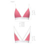 Спортивний топ з подвійними бретелями Passion PS007 TOP M, pink