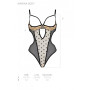 Еротичне боді Passion MARINA BODY, XXL/XXXL, beige, з відкритими чашками