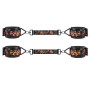 БДСМ-набір LOCKINK The Flowering Serpent Bondage Set, чорний, з малюнком у вигляді змій, 12 предметів