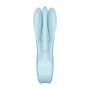 Кліторальний вібратор Satisfyer Threesome 1 Light Blue з трьома гнучкими пальчиками