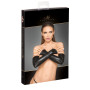 Мітенки Noir Handmade F213 Elastic eco leather fingerless gloves, S, екошкіра