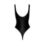 Боді з мокрим ефектом Noir Handmade F244 Powerwetlook body with high cut bottom hem, XL