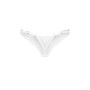 Трусики-стрінги з мереживом Obsessive Arrowel White crotchless thong 2XL/3XL