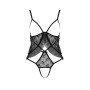 Боді монокіні з відкритими грудьми Passion JUSTINA BODY XXL/XXXL, black