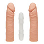 Фалоімітатор подвійний Doc Johnson The D - Double D - 16 Inch - ULTRASKYN, діаметр 4,4 см, Vack-U-Lo