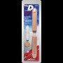 Фалоімітатор подвійний Doc Johnson The D - Double D - 16 Inch - ULTRASKYN, діаметр 4,4 см, Vack-U-Lo