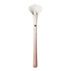 Розкішний вібромасажер Zalo – Calla Blossom Pink, двосторонній, 2 мотори