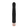 Вібратор-кролик Rosy Gold - Rabbit Vibrator with thrusting function - Black