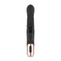 Вібратор-кролик Rosy Gold - Rabbit Vibrator with thrusting function - Black