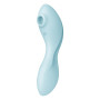 Вакуумний смарт-стимулятор із вібрацією Satisfyer Curvy Trinity 5 (Blue)  (м'ята упаковка!!!)