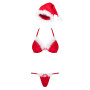 Новорічний комплект Obsessive Santastic 3-pcs set S/M