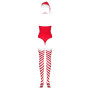 Боді Obsessive Kissmas teddy red L/XL (м'ята упаковка!!!)