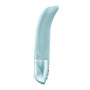 Вібратор для точки G Fun Factory Diva Dolphin Ice Blue, 10 режимів роботи, на батарейках