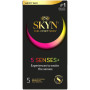 Безлатексні преміум-презервативи SKYN 5 Senses, 5 видів (5 шт) (м'яте паковання!!!)