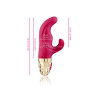 Вібратор-кролик Mystim Hop Hop Bob Fuchsia, потужний мотор, 8 режимів
