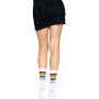 Шкарпетки жіночі в смужку Leg Avenue Pride crew socks Rainbow, 37–43 розмір