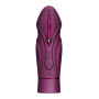 Компактна смарт секс-машина Zalo – Sesh Velvet Purple, 2 насадки, пульт ДК, кристал Swarovski
