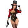 Костюм циркачки Leg Avenue Ravishing Ringmaster Bodysuit XS