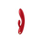 Смарт вібратор кролик із подвійним відростком Satisfyer Double Flex Red