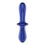 Двосторонній скляний дилдо Satisfyer Double Crystal Light blue, боросилікатне скло, унісекс