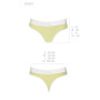 Спортивні трусики-стрінги Passion PS007 PANTIES XL, yellow
