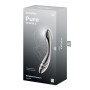 Металевий дилдо Satisfyer Pure Gravity 3, двосторонній, можна нагрівати й охолоджувати, дуже важкий