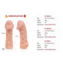 Насадка на член Kokos Cock Sleeve CS 006 L (м'ята упаковка!!!)