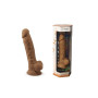 Фалоімітатор SilexD Johnny Caramel (MODEL 1 size 7in), двошаровий, силікон + Silexpan, діаметр 3,8см