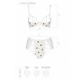 Еротичний комплект з малюнком Passion LOVELIA BIKINI S/M, white