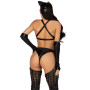 Еротичний костюм кішечки-пані Leg Avenue Mistress Kitty L, рукавички, комбінезон, маска