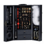 БДСМ-набір LOCKINK All-in-1 BDSM Play Kit, чорний, шкіра з тисненням, предмети для бондажу, шибарі, ваксплею