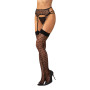 Панчохи-стокинги Obsessive Isinne garter stockings S/M/L