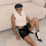 Шорти з фіксацією ділдо Strap-On-Me Harness Lingerie Halo - S - Black