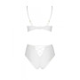 Еротичний комплект з малюнком Passion LOVELIA BIKINI XXL/XXXL, white