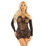 Сукня Leg Avenue Seamless Off The Shoulder Mini Dress One Size, Black