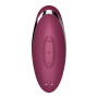 Вібростимулятор-пульсатор Satisfyer Tap & Climax 2 Red, ефект постукування пальцем
