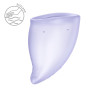 Менструальна чаша Fun Factory FUN CUP SIZE B Purple, багаторазова, діаметр 4,3 см, об’єм 30 мл