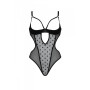 Еротичне боді Passion MARINA BODY, S/M, black, з відкритими чашками