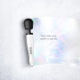 Вібромасажер DOXY Die Cast R Stardust White, перезаряджуваний, до 9000 об/хв