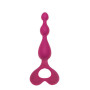 Анальний ланцюжок Alive Arrow Pink, силікон, макс. діаметр 3 см