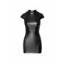 Сукня Noir Handmade F309 Fantasy, M, black, міні, під латекс, короткий рукав, шнурівка ззаду