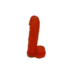 Мило у формі пеніса Чистий Кайф Red size M, крафтове мило-член, натуральне