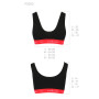 Спортивний топ на широких бретелях Passion PS003 TOP L, black