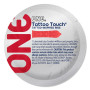 Презерватив ONE Tattoo Touch Red, 1 шт, червоний, з рельєфом у вигляді татуювання