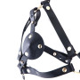 Портупея на грудь LOCKINK SEVANDA Queen Chest Harness with Removable Bra, чорна, зі знімними пестис