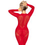 Сукня Leg Avenue Lace and Net Bodycon Gown One Size, Red