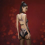 Сбруя зі страпоном LOCKINK SEVANDA Queen Sheba Set with Golden Dildo