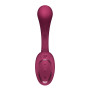 Вагінально-кліторальний вібратор Satisfyer G for Goddess 2 Wine Red, 2 мотори