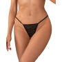 Набір трусиків з доступом Obsessive Bianca 2-pack crotchless thong S/M