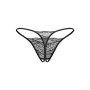 Набір трусиків з доступом Obsessive Bianca 2-pack crotchless thong S/M